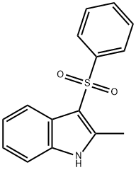 2-메틸-3-(페닐술포닐)인돌 구조식 이미지