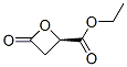 2-Oxetanecarboxylicacid,4-oxo-,ethylester,(2R)-(9CI) Structure