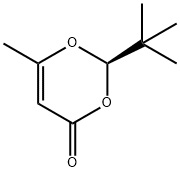 (R)-2-TERT-부틸-6-메틸-1,3-다이옥신-4-온 구조식 이미지