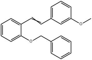 1-[2-(3-Methoxyphenyl)ethenyl]-2-(phenylmethoxy)benzene Structure