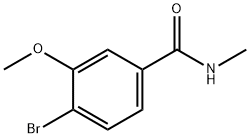 4-BROMO-3-METHOXY-N-METHYLBENZAMIDE Structure