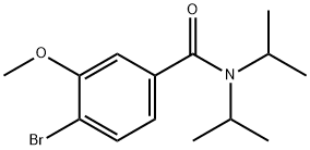 4-BROMO-N,N-DIISOPROPYL-3-메톡시벤자미드 구조식 이미지