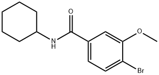 4-BROMO-N-CYCLOHEXYL-3-METHOXYBENZAMIDE Structure
