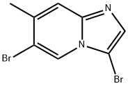 3,6-DIBROMO-7-METHYLIMIDAZO[1,2-A]PYRIDINE, HCL Structure