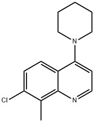 7-클로로-8-메틸-4-(피페리딘-1-일)퀴놀린 구조식 이미지