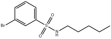 3-BROMO-N-PENTYLBENZENESULFONAMIDE Structure
