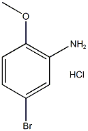 5-Bromo-2-methoxyaniline, HCl 구조식 이미지