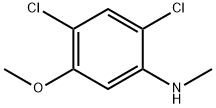 2,4-디클로로-5-메톡시-N-메틸아닐린 구조식 이미지