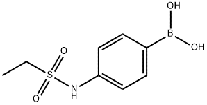 4-Ethylsulfonylaminophenylboronic acid 구조식 이미지