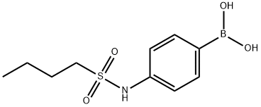 4-(ButylsulfonaMido)phenylboronic acid 구조식 이미지