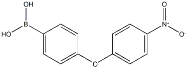 4-(4-Nitrophenoxy)phenylboronic acid 구조식 이미지