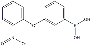 3-(2-Nitrophenoxy)phenylboronic acid 구조식 이미지