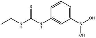 3-(3-Ethylthioureido)phenylboronic acid 구조식 이미지