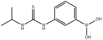 3-(3-Isopropylthioureido)phenylboronic acid 구조식 이미지