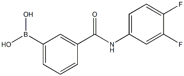 N-(3,4-Difluorophenyl)3-boronobenzaMide Structure