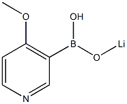 MonolithiuM4-Methoxypyridine-3-boronate Structure