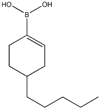 4-Pentylcyclohex-1-enylboronic acid 구조식 이미지