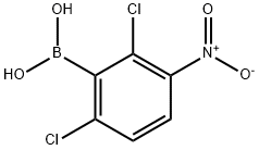 (2,6-Dichloro-3-nitrophenyl)boronic acid Structure