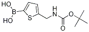 5-((TERT-BUTOXYCARBONYLAMINO)METHYL)THIOPHEN-2-YLBORONIC ACID Structure