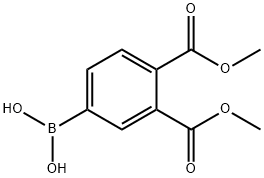 3,4-BIS(METHOXYCARBONYL)PHENYLBORONIC ACID Structure