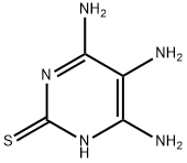 2-MERCAPTO-4,5,6-TRIAMINOPYRIMIDINE Structure