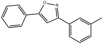 Isoxazole, 3-(3-Methylphenyl)-5-phenyl- Structure