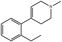 1-methyl-4-(2'-ethylphenyl)-1,2,3,6-tetrahydropyridine Structure