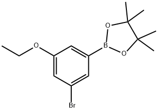2-(3-Bromo-5-ethoxyphenyl)-4,4,5,5-tetramethyl-1,3,2-dioxaborolane Structure
