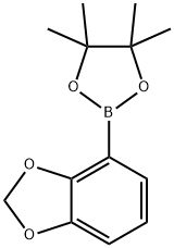2-(Benzo[d][1,3]dioxol-4-yl)-4,4,5,5-tetramethyl-1,3,2-dioxaborolane 구조식 이미지