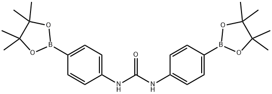 1,3-Bis(4-boronophenyl)urea, bispinacol ester 구조식 이미지