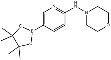 6-(4-MORPHOLINEAMINO)PYRIDINE-3-BORONIC ACID PINACOL ESTER Structure