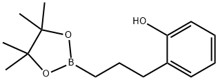 3-(2-Hydroxyphenyl)propylboronic acid pinacol ester 구조식 이미지