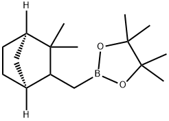 2-(3,3-DIMETHYLBICYCLO[2.2.1]HEPT-2-YLMETHYL)-4,4,5,5-TETRAMETHYL-1,3,2-DIOXABOROLANE 구조식 이미지
