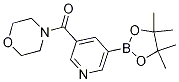 5-(Morpholine-4-carbonyl)pyridin-3-ylboronic acid pinacol ester 구조식 이미지