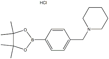 피페리디노메틸-4-페닐보론산피나콜에스테르염산염 구조식 이미지