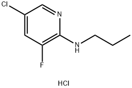 5-Chloro-3-fluoro-2-(N-propylaMino)pyridine, HCl 구조식 이미지