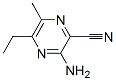 피라진카르보니트릴,3-아미노-5-에틸-6-메틸-(9CI) 구조식 이미지