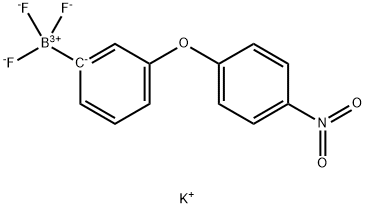 Potassium 3-(4-nitrophenoxy)phenyltrifluoroborate 구조식 이미지