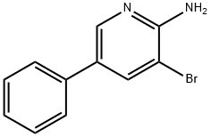 2-Amino-3-bromo-5-phenylpyridine 구조식 이미지
