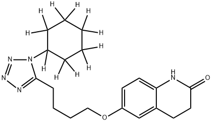 Cilostazol-d11 구조식 이미지