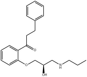 (R)-Propafenone Structure