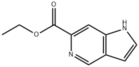 1H-피롤로[3,2-c]피리딘-6-카르복실산,에틸에스테르 구조식 이미지