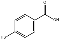 4-Mercaptobenzoic acid 구조식 이미지