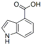 Indole-4-CarboxylicAcid 구조식 이미지