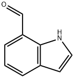 Indole-7-carboxaldehyde 구조식 이미지