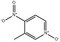 3-Methyl-4-nitropyridine N-Oxide 구조식 이미지
