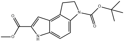 6-tert-butyl 2-methyl 7,8-dihydropyrrolo[3,2-e]indole-2,6(3H)-dicarboxylate Structure