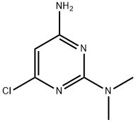 6-클로로-N2,N2-디메틸-2,4-피리미딘디아민 구조식 이미지