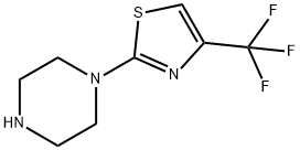 1-(4-Trifluoromethyl-thiazol-2-yl)-piperazine Structure