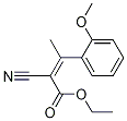 2-Butenoic acid, 2-cyano-3-(2-Methoxyphenyl)-, ethyl ester Structure